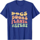 Colorful Dogs Books Plants Repeat T-Shirt - T-Shirt | Royal
