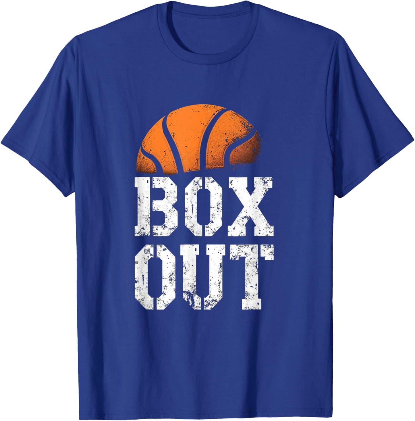 BOX OUT Basketball T-Shirt - T-Shirt | Royal