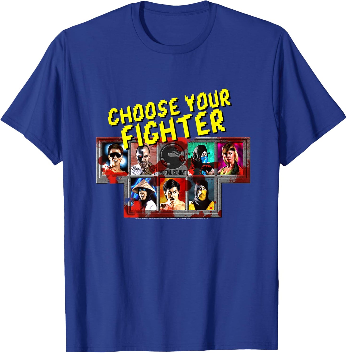 Mortal Kombat Classic Choose Your Fighter T-Shirt - T-Shirt | Royal