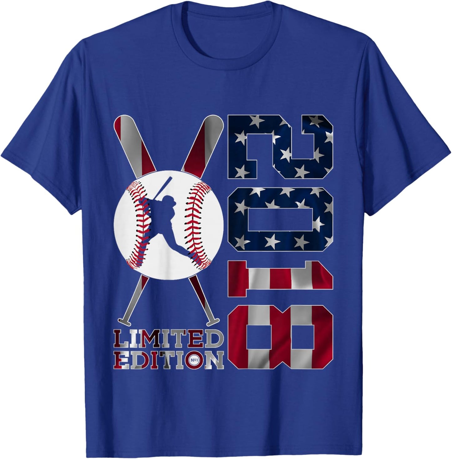 7th BIRTHDAY BASEBALL LIMITED EDITION 2018 T-Shirt - T-Shirt | Royal
