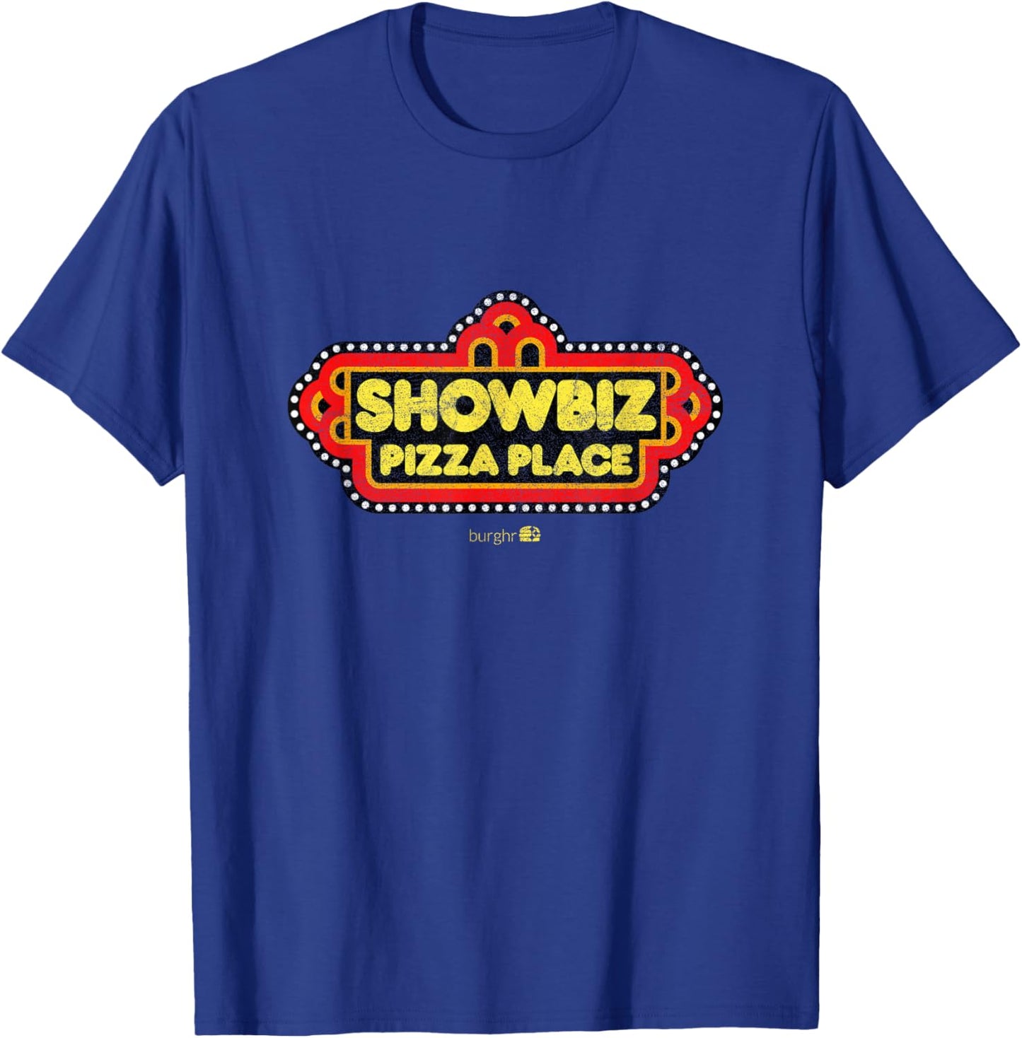 Showbiz Pizza Place | 1980s T-Shirt - T-Shirt | Royal