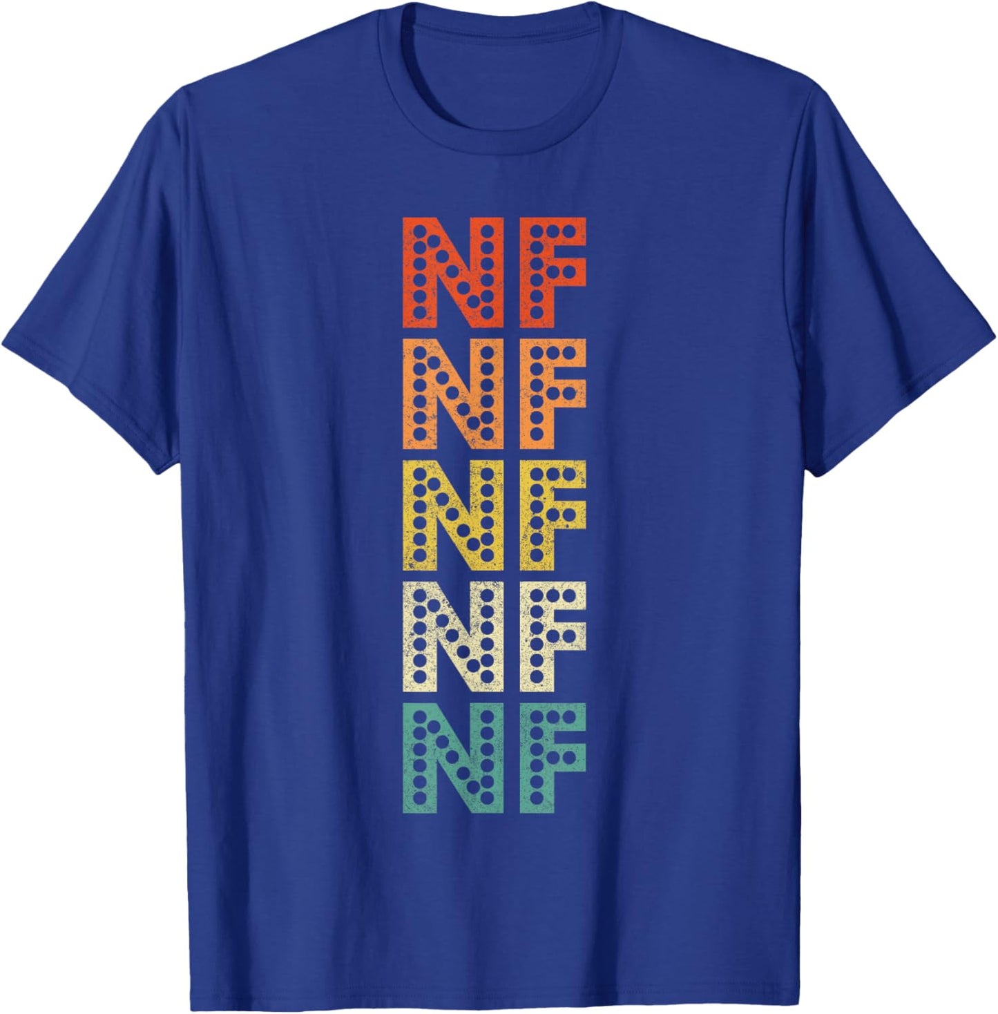 Nf Retro Vintage T-Shirt - T-Shirt | Royal