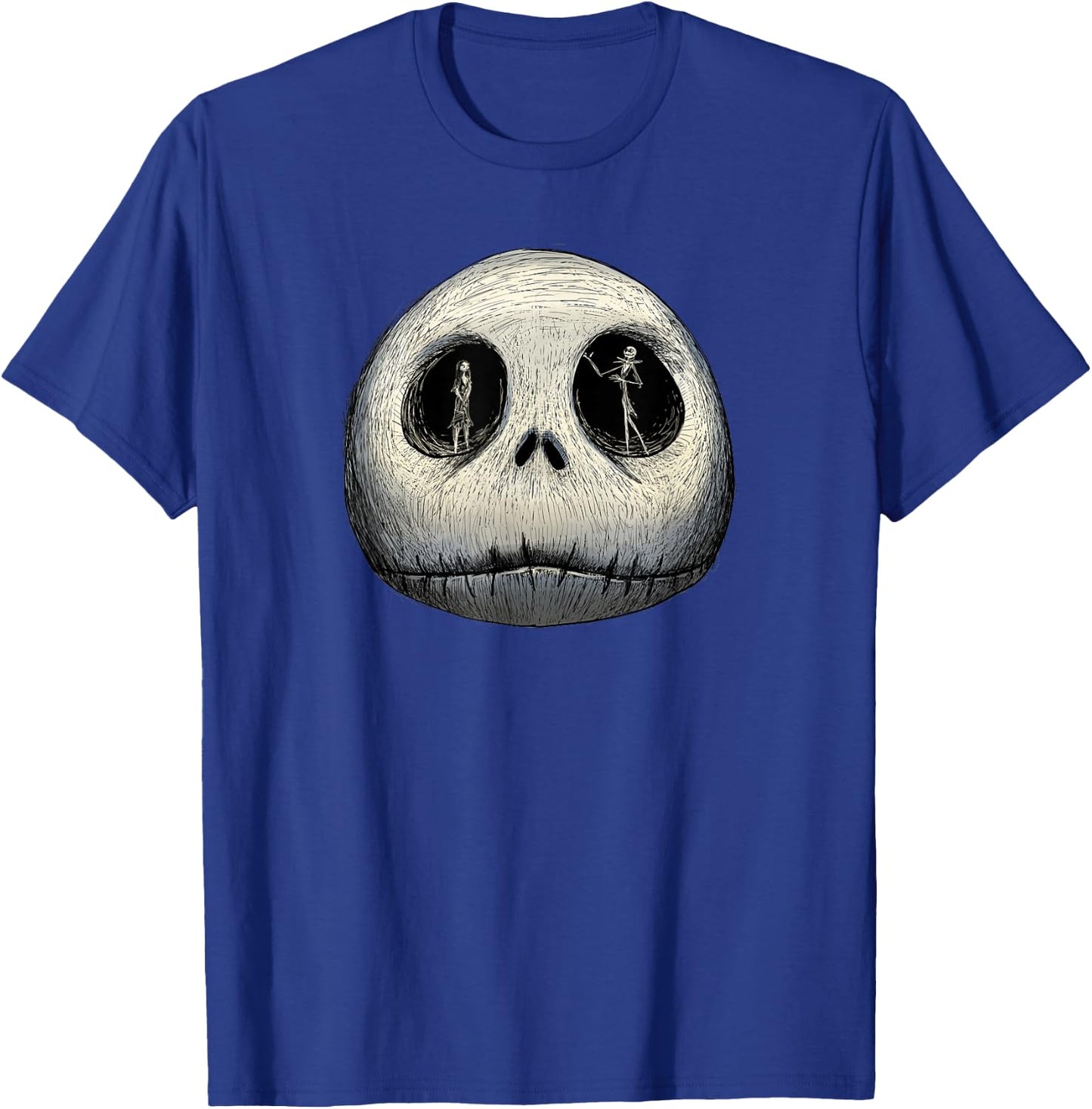 Disney The Nightmare Before Christmas Sally and Jack Face T-Shirt - T-Shirt | Royal