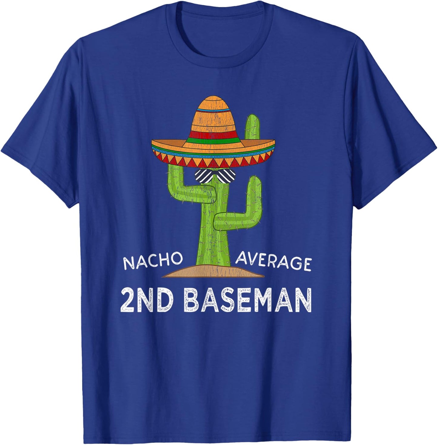 Fun Player Gifts | Funny Baseball & Softball Second Baseman T-Shirt - T-Shirt | Royal