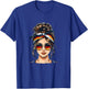 German Girl Deutsches Mädchen Deutschland Flagge T-Shirt - T-Shirt | Royal