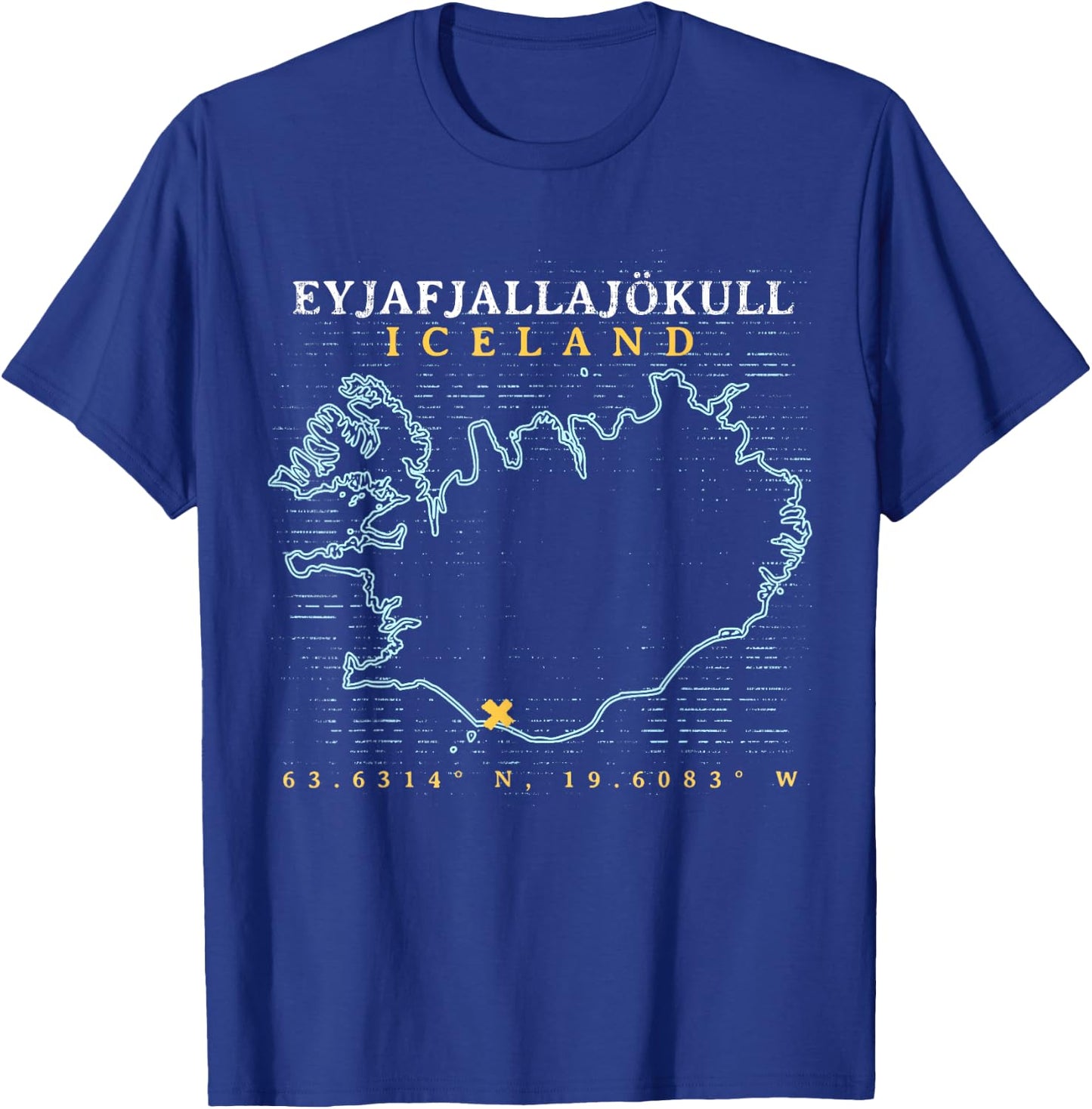 Iceland Eyjafjallajökull T-Shirt - T-Shirt | Royal