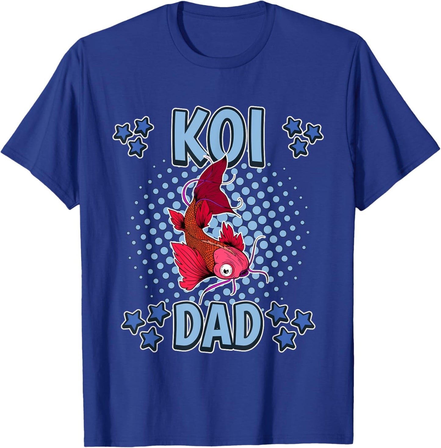 Koi Dad Daddy Father's Day Fish Koi T-Shirt - T-Shirt | Royal