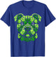 Pitbull Shamrocks Kids St Patricks Day Pitbull T-Shirt - T-Shirt | Royal