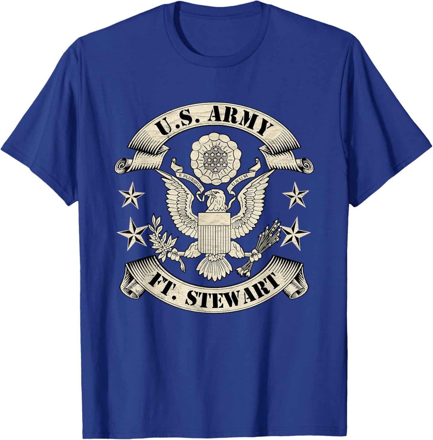 Fort Stewart 3rd Infantry Division Ft Stewart Georgia GA T-Shirt - T-Shirt | Royal