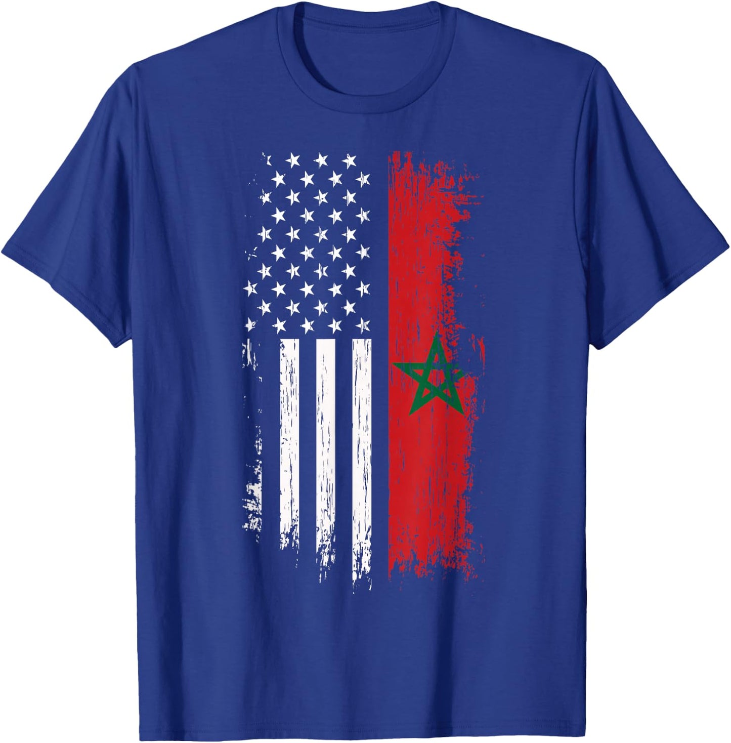 Moorish American Flag - Pride Morocco USA Shirt T-Shirt - T-Shirt | Royal