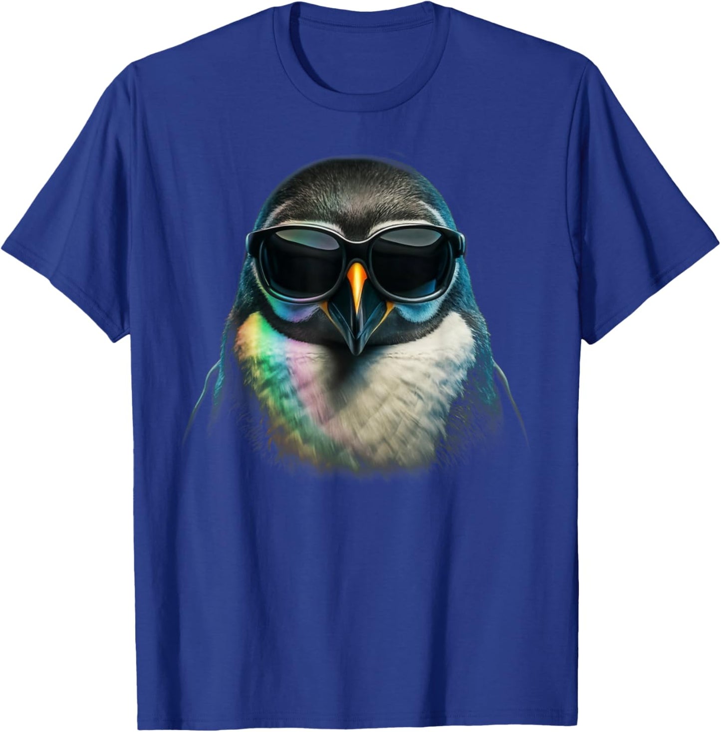 Penguin Head Sunglasses T-Shirt - T-Shirt | Royal