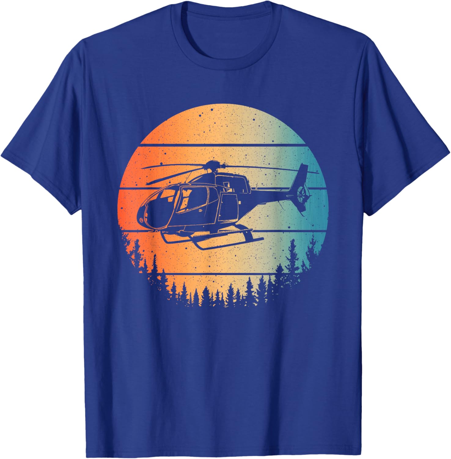 Cute Helicopter Art Women Aviator Helicopter Pilot T-Shirt - T-Shirt | Royal