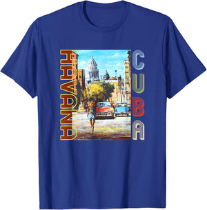 Havana Cuba Fine Art - National Capital T-Shirt - T-Shirt | Royal