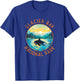 Glacier Bay National Park Whale Distressed Circle T-Shirt - T-Shirt | Royal