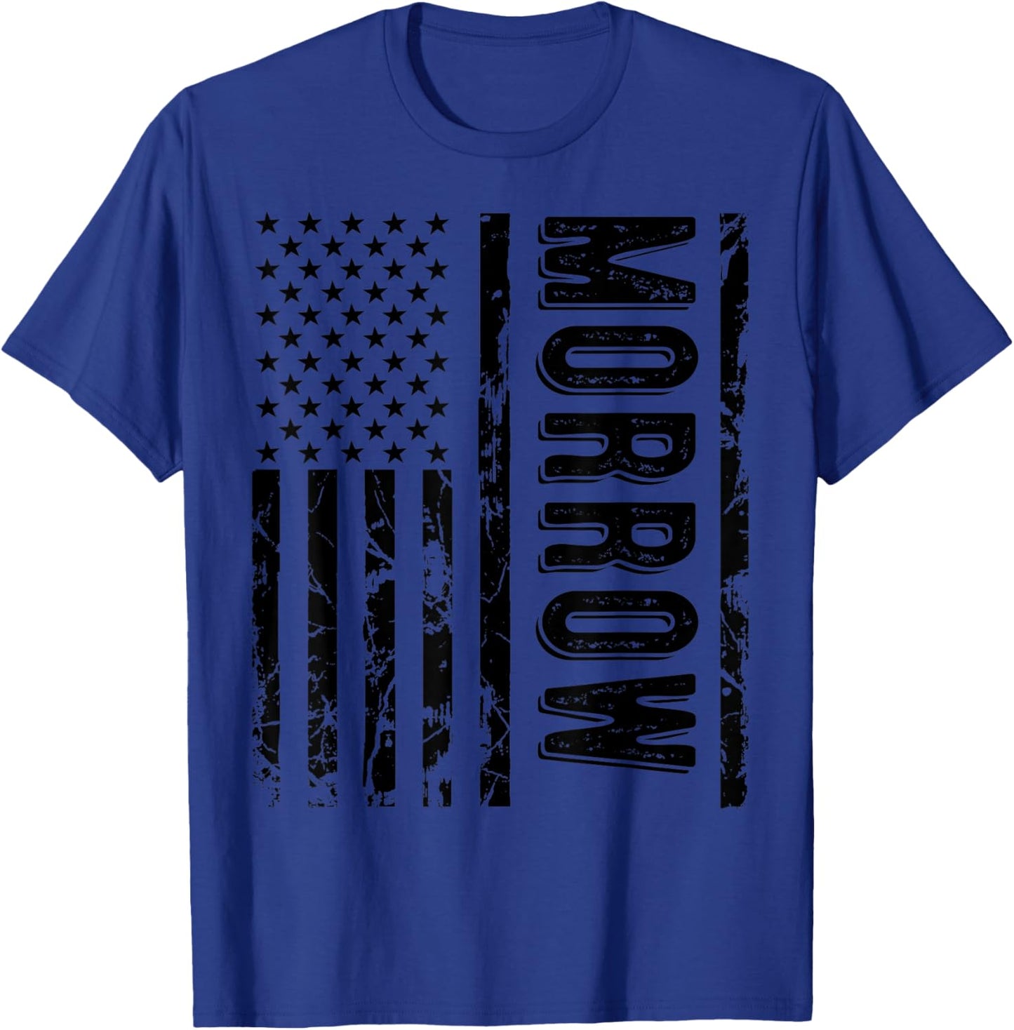 Morrow Last Name Funny Surname Family Reunion Team T-Shirt - T-Shirt | Royal