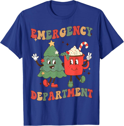 Retro Emergency Department ER Nurse Christmas Emergency Room