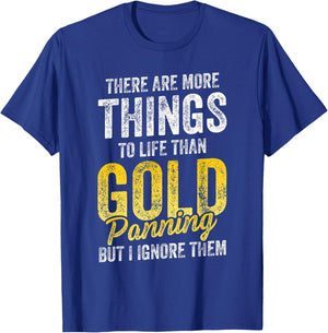 Gold Panning | Miner T-Shirt - T-Shirt | Royal