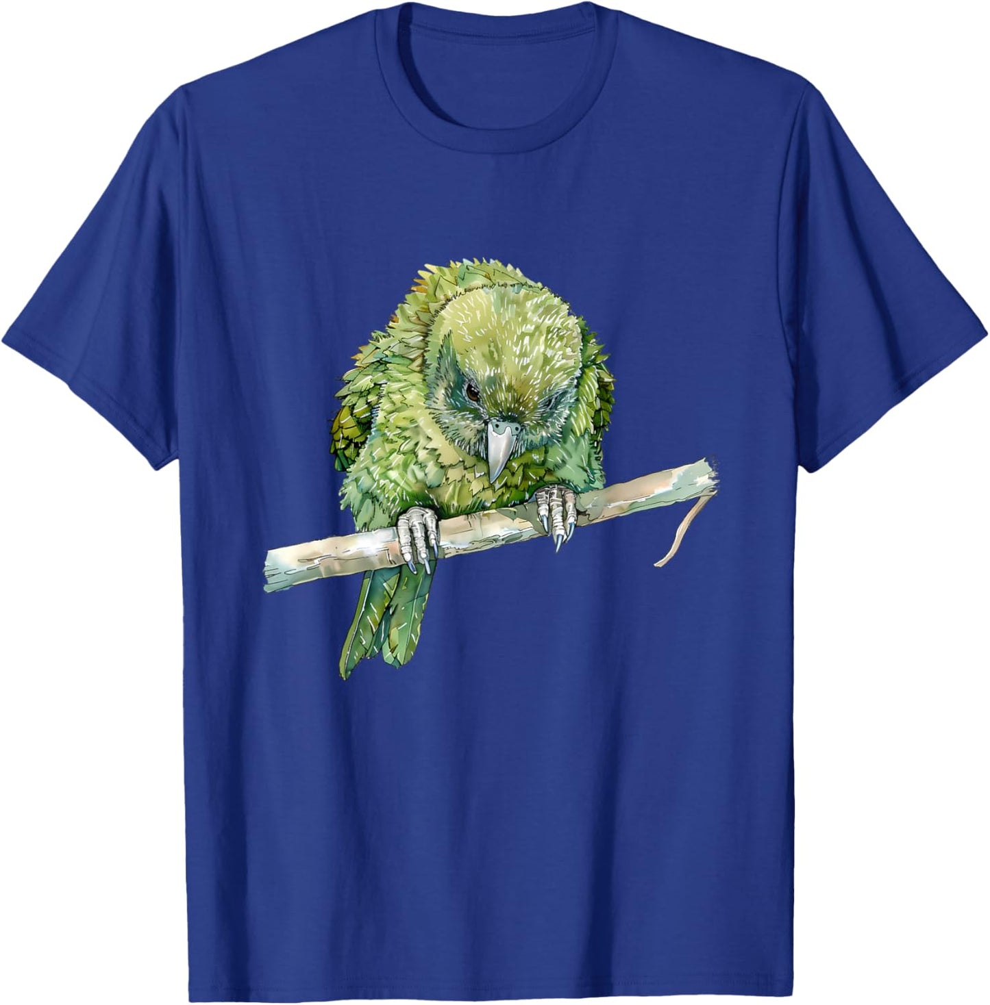 Kakapo Parrot Animal Print Drawing Wildlife Kakapo Lover T-Shirt - T-Shirt | Royal