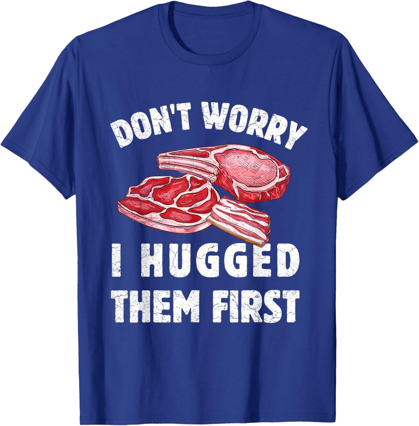 Funny Meat Cutter BBQ Butcher T-Shirt - T-Shirt | Royal