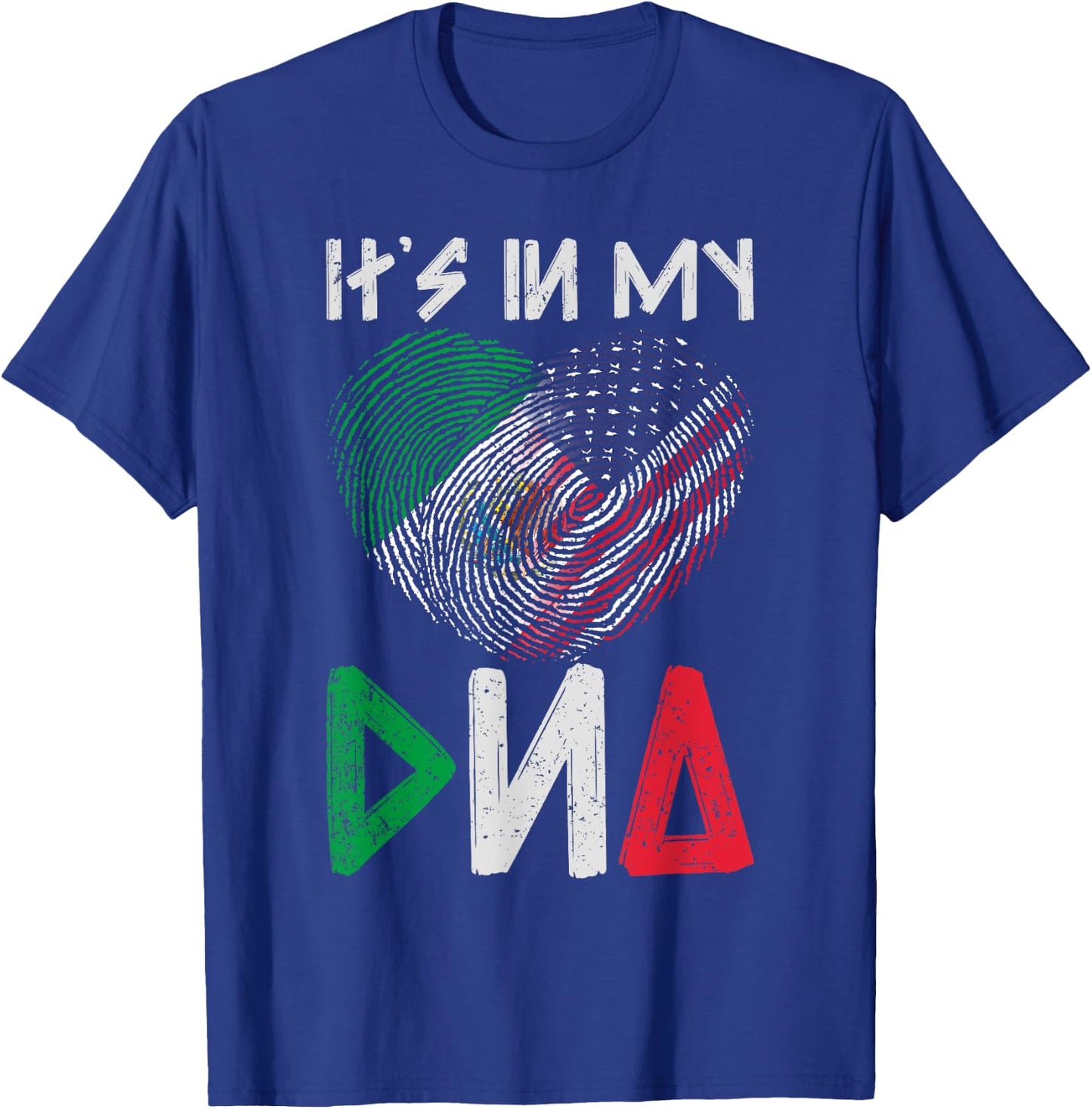 Its In My DNA USA Mexico T-Shirt - T-Shirt | Royal