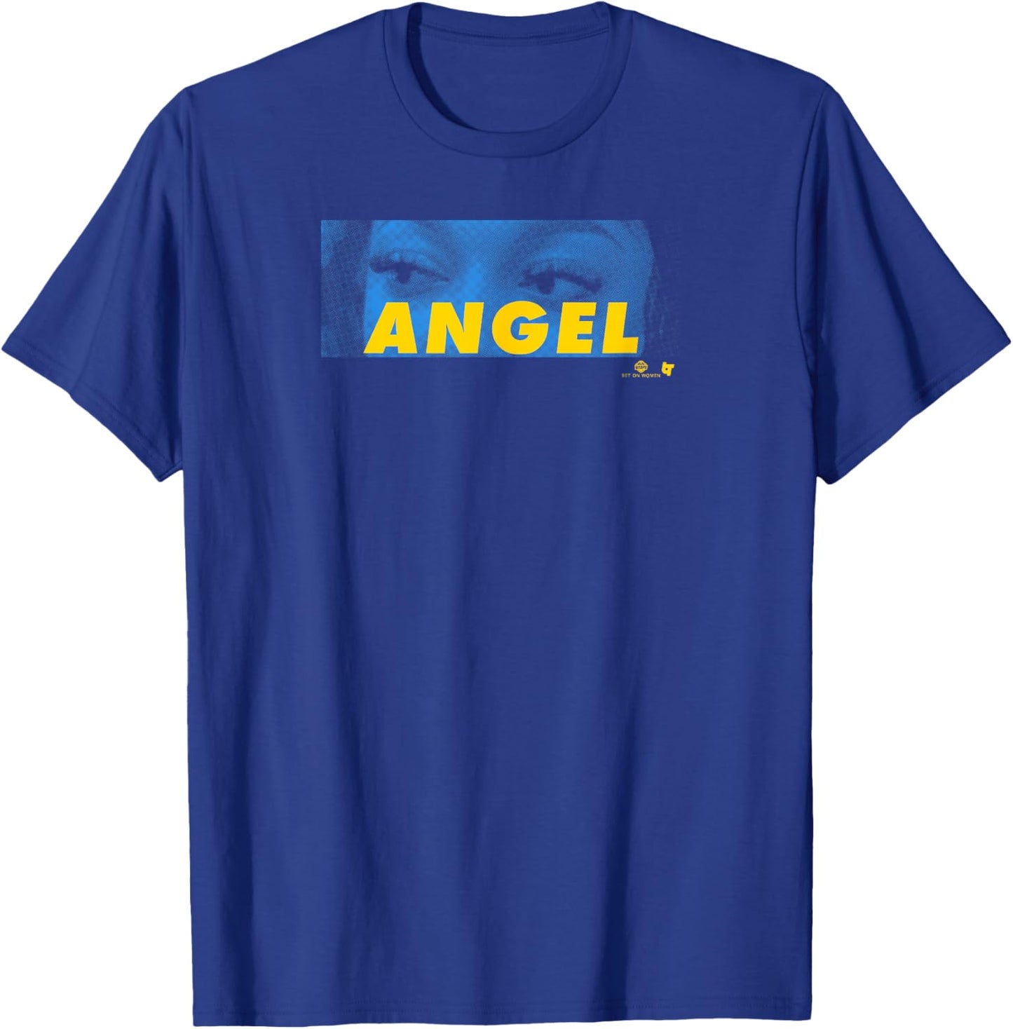 Angel Reese - Angel Eyes - Chicago Basketball T-Shirt - T-Shirt | Royal