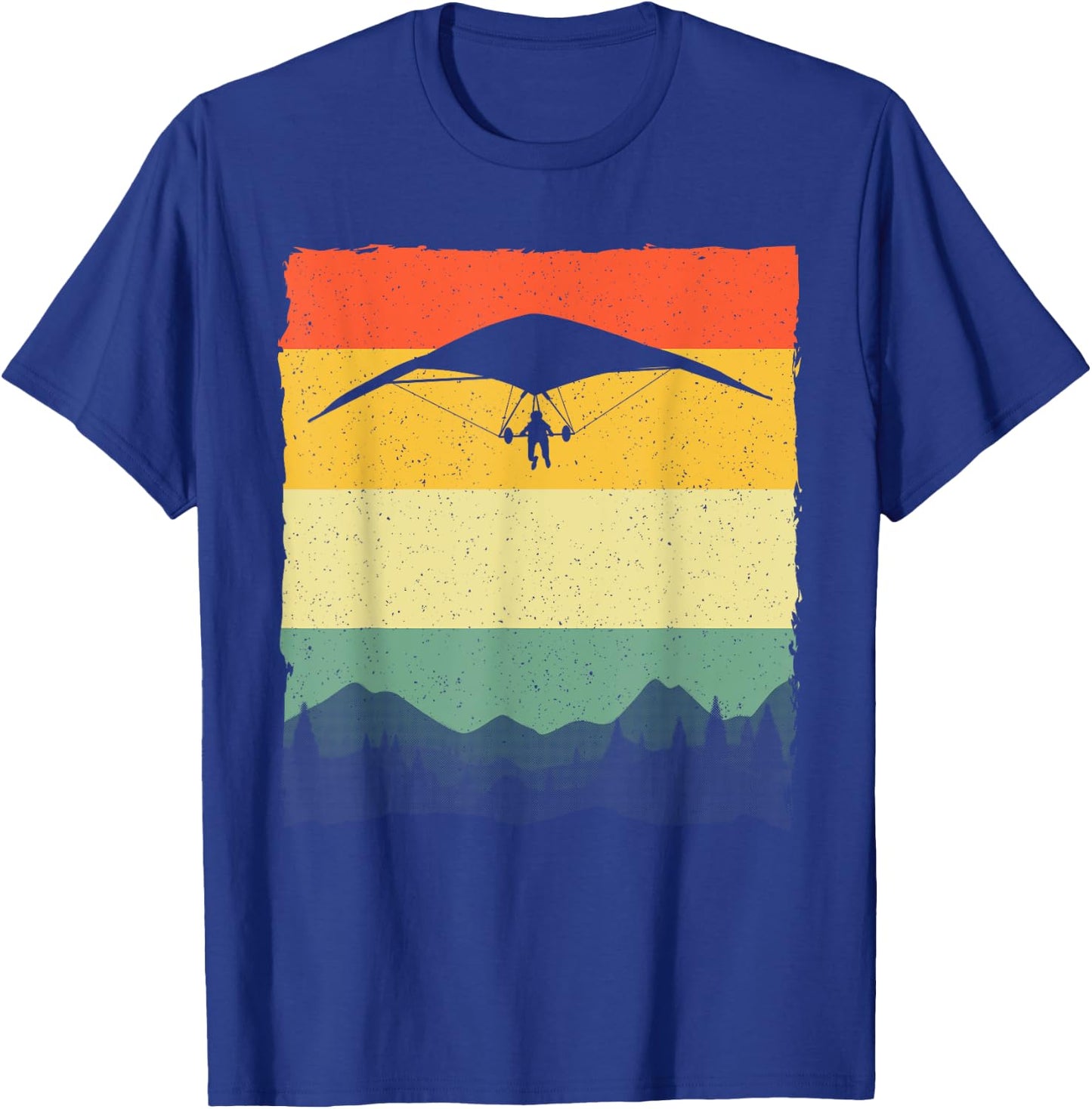 Vintage Hang Glider Design Women Hang Gliding Lover T-Shirt - T-Shirt | Royal