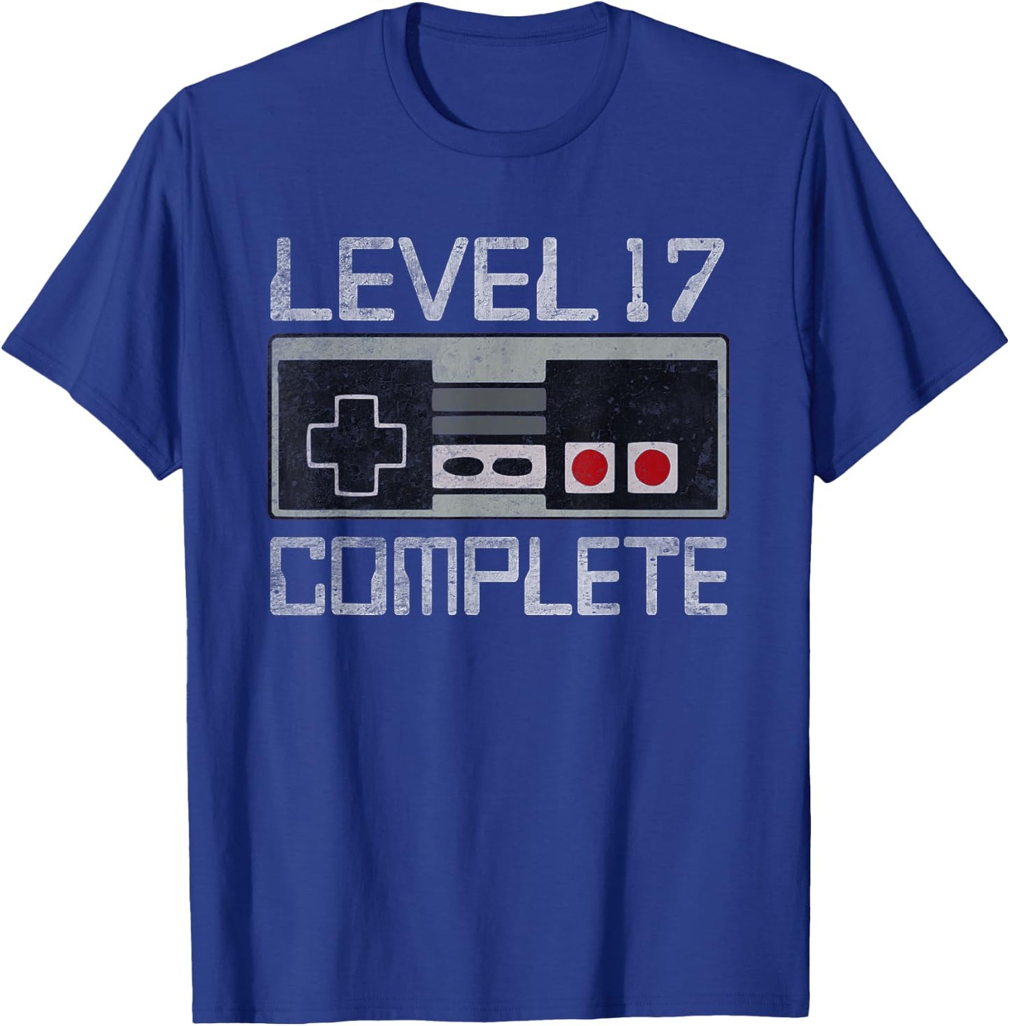 Level 17 Complete 17 Year 17th Wedding Anniversary T-Shirt - T-Shirt | Royal