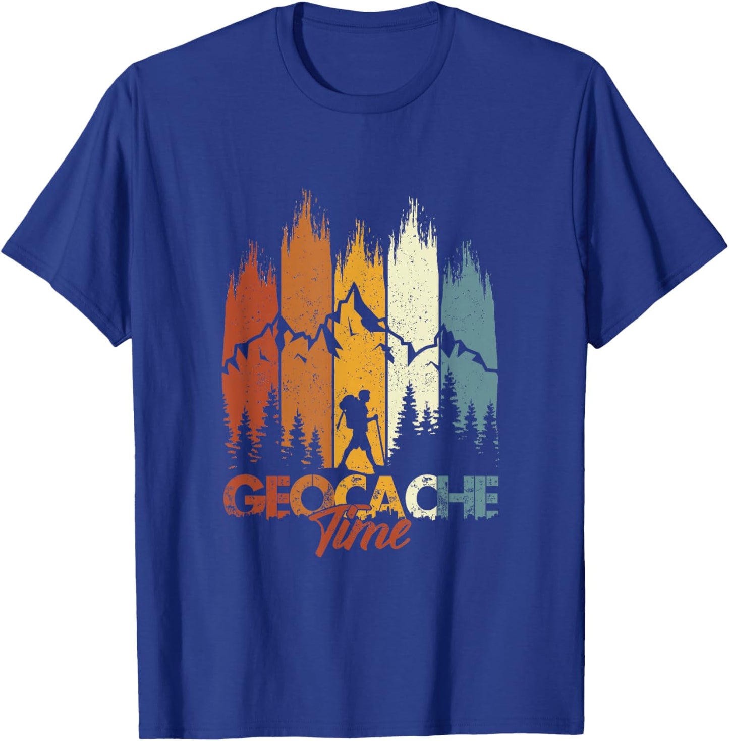 Zeit für Geocache, Geocache, Zeit, Geocaching T-Shirt - T-Shirt | Royal