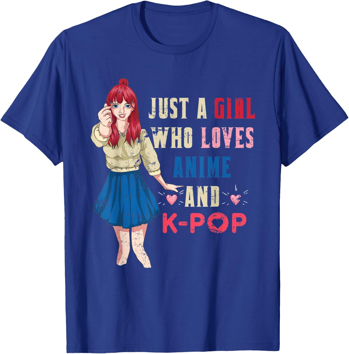 Kpop Korean Culture Otaku Girls Women Manga Kawaii Anime T-Shirt - T-Shirt | Royal