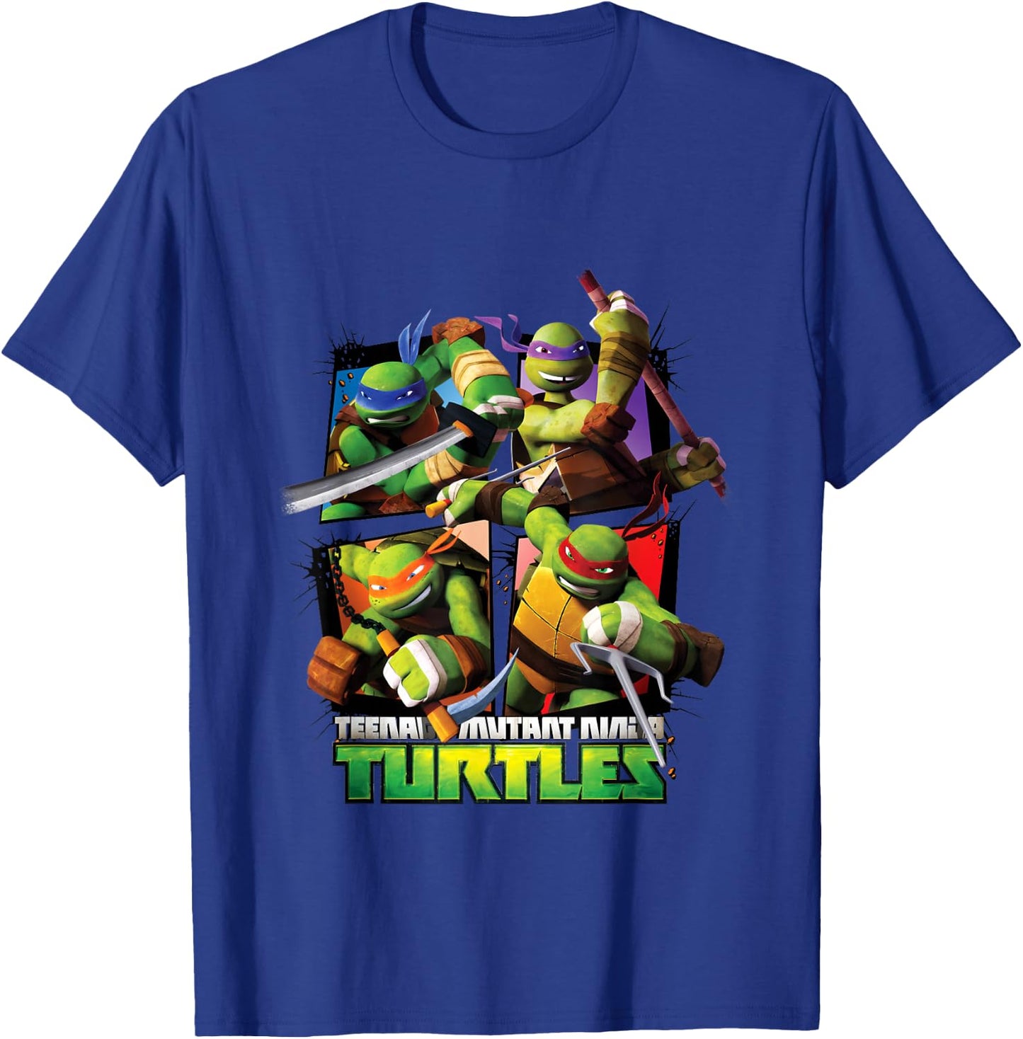 TMNT Ninja Turtle TV Series T-Shirt - T-Shirt | Royal