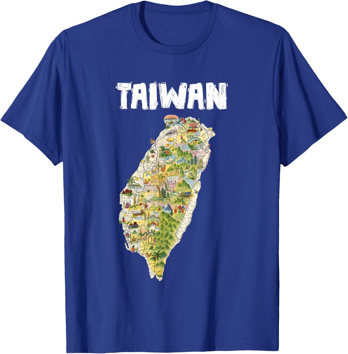 Taiwan Flag, Taiwanese Flag, Taiwan Girls T-Shirt - T-Shirt | Royal