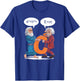Funny Geek Outfit Nerd Costume Pythagoras vs Einstein T-Shirt - T-Shirt | Royal