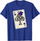 Mad Hatter We're All Mad Here Ace of Spades T-Shirt - T-Shirt | Royal