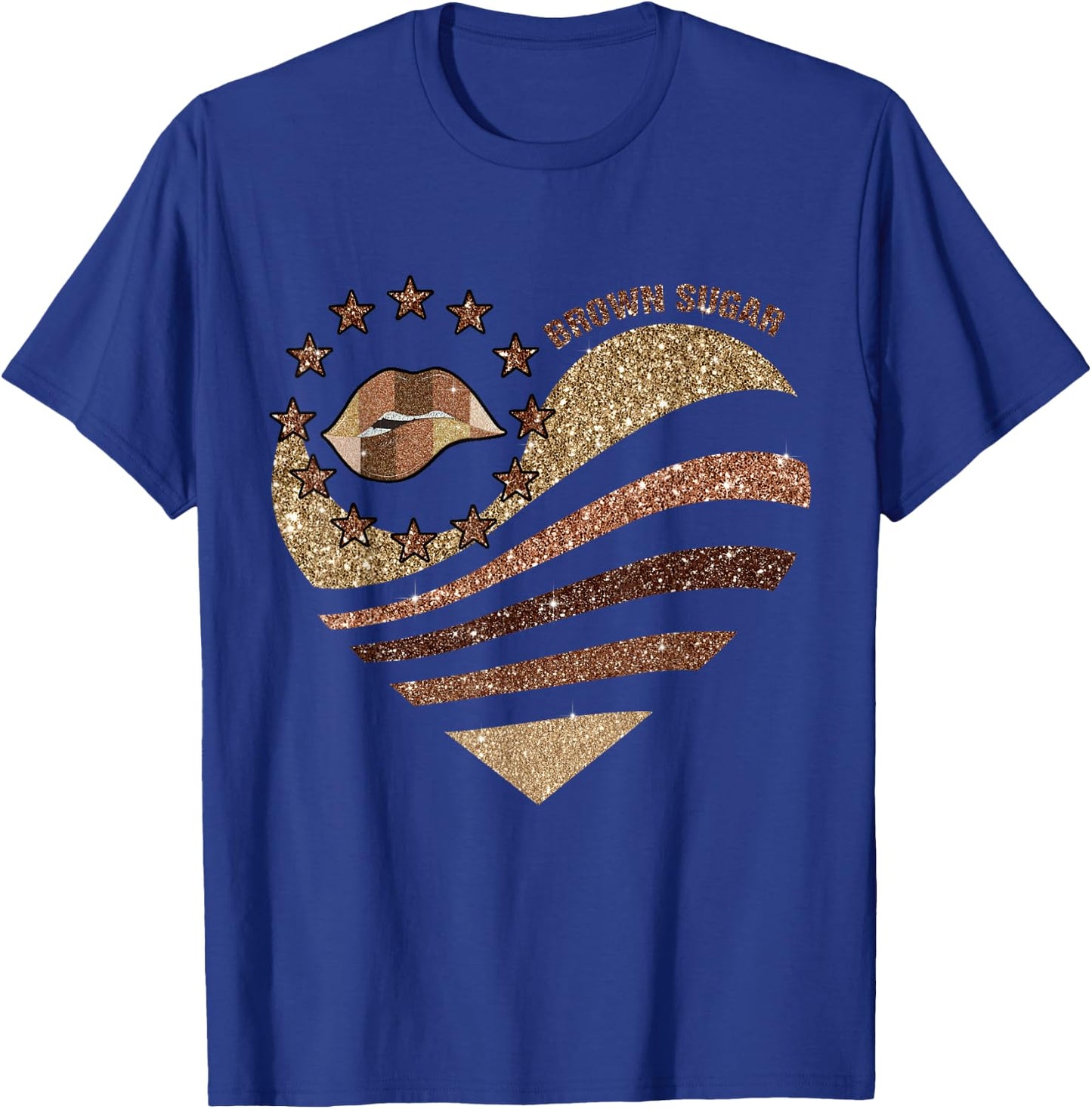 Heart Brown Sugar Lips T-Shirt - T-Shirt | Royal