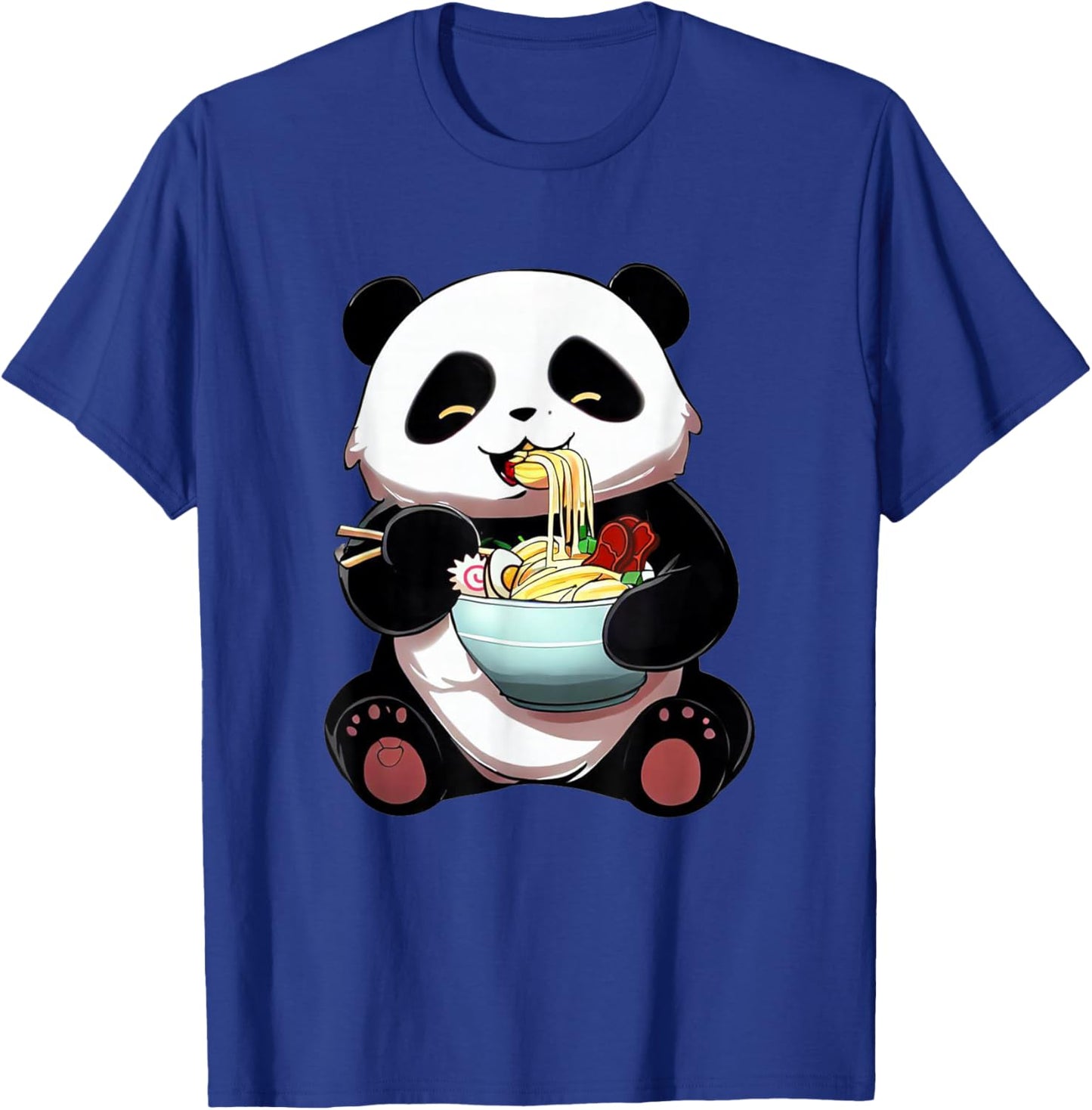 Kawaii Panda Ramen Cute Bear Japanese Noodle Animal T-Shirt - T-Shirt | Royal