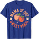 Mama Mom First Birthday One Sweet Peach Bday Family Matching T-Shirt - T-Shirt | Royal