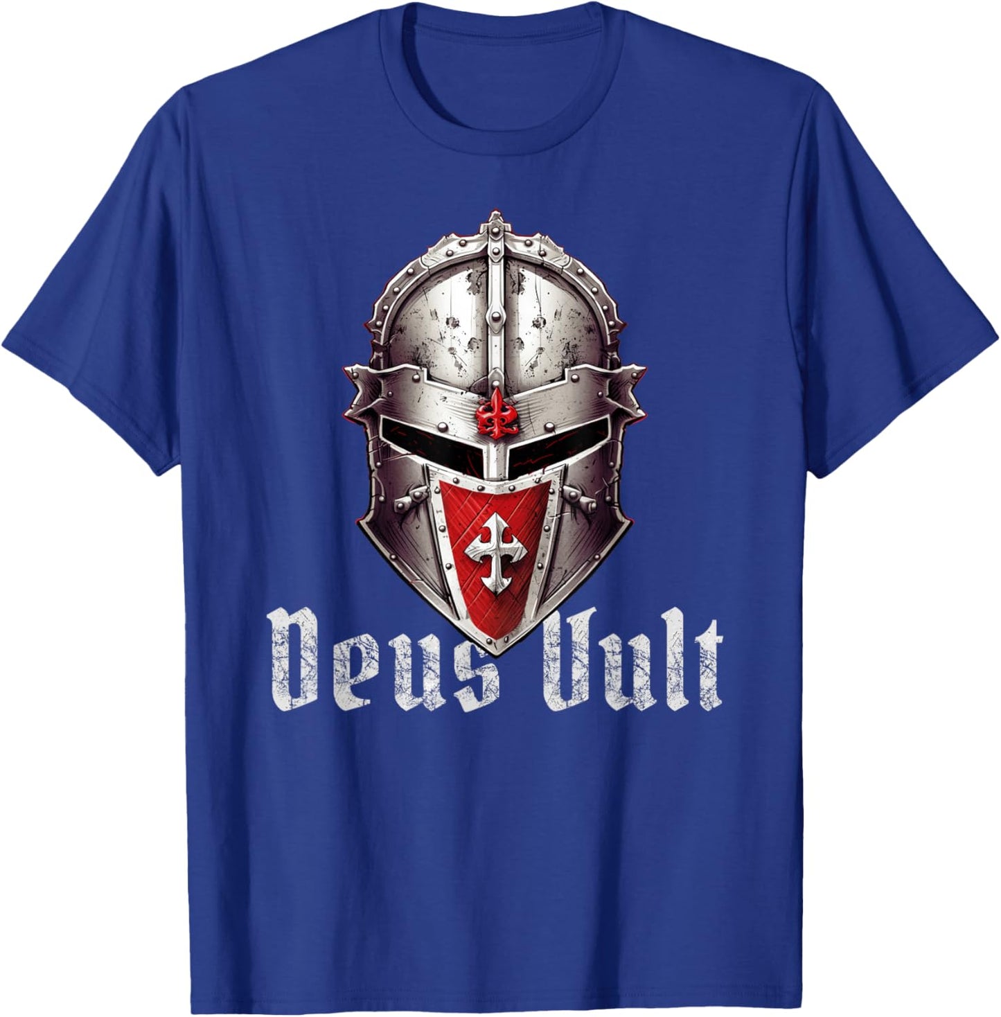 Deus Vult Templar Knight Templar Knight Crusader T-Shirt - T-Shirt | Royal
