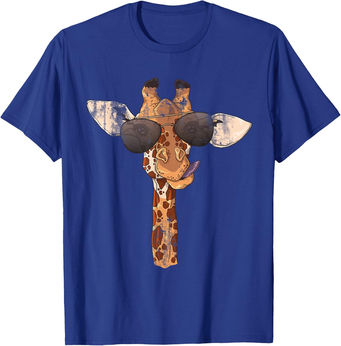 Sunglasses Giraffe T-Shirt - T-Shirt | Royal