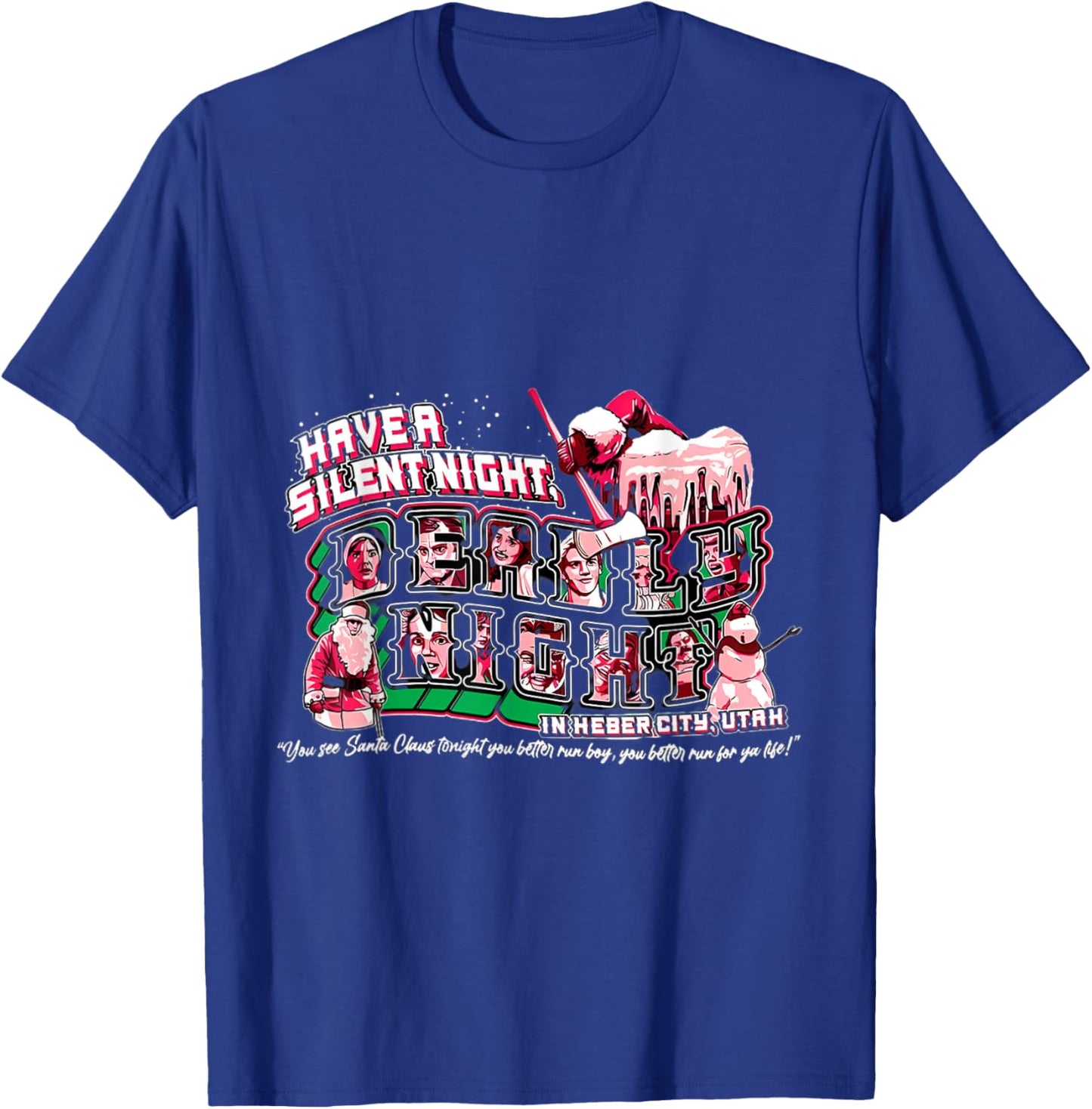 Vintage Silent Night Deadly Night T-Shirt - T-Shirt | Royal