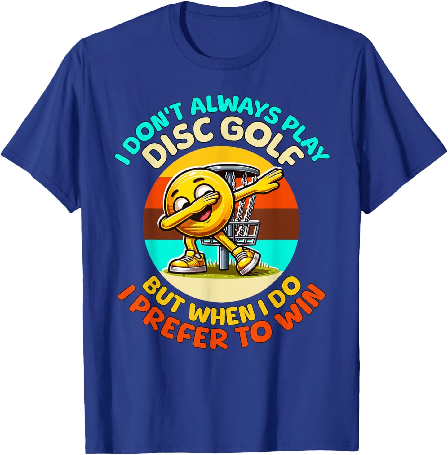 Disc Golf Player Disc Golf T-Shirt - T-Shirt | Royal
