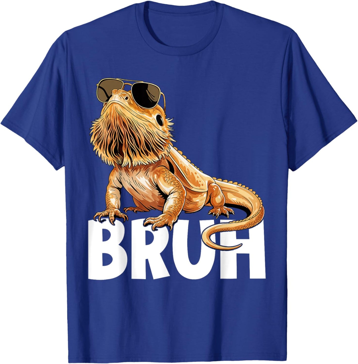 Tiny Dinosaur Bruh Bearded Dragon Lover T-Shirt - T-Shirt | Royal