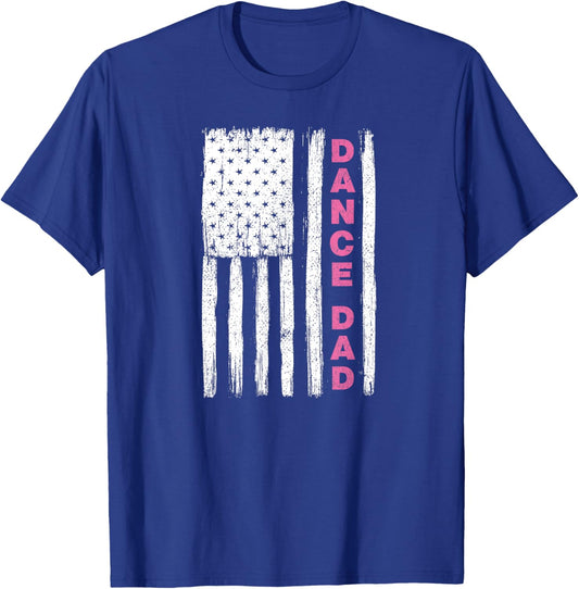 Dance Dad Flag Pink T-Shirt - T-Shirt | Royal