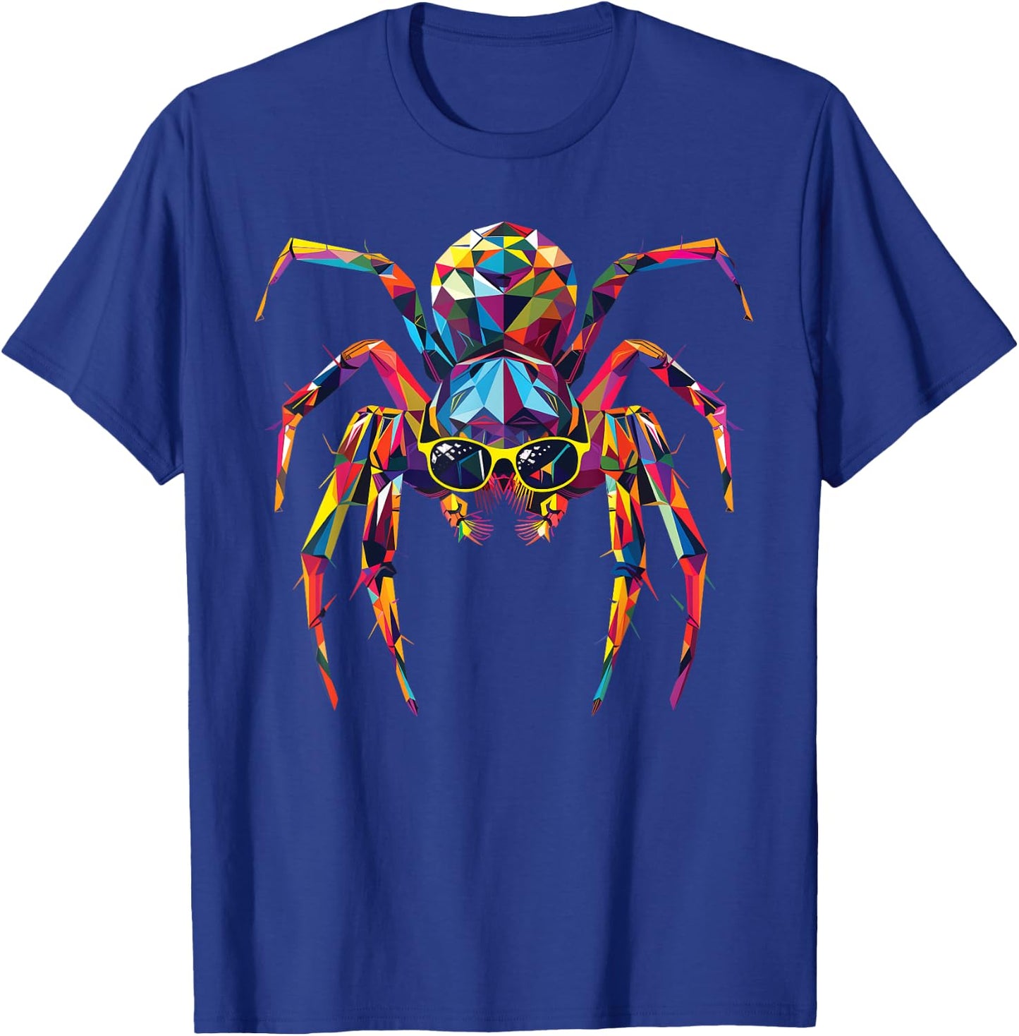 Spider Dad Mom Cool Sunglasses - Spider T-Shirt - T-Shirt | Royal