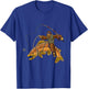 Brown Trout River Fishing Bigfoot Hunting Fishermen T-Shirt - T-Shirt | Royal