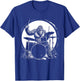 Drummer Bigfoot Playing Drums Funny Sasquatch Drumming T-Shirt - T-Shirt | Royal