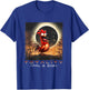 Funny Chicken Total Solar Eclipse T-Shirt - T-Shirt | Royal