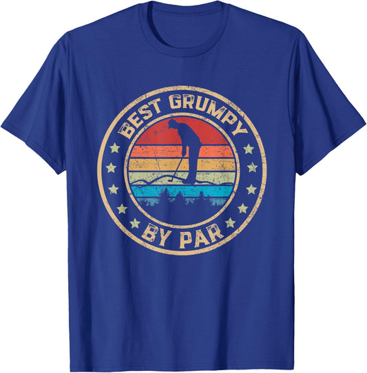 Best Grumpy By Par Father's Day Golf T-Shirt - T-Shirt | Royal