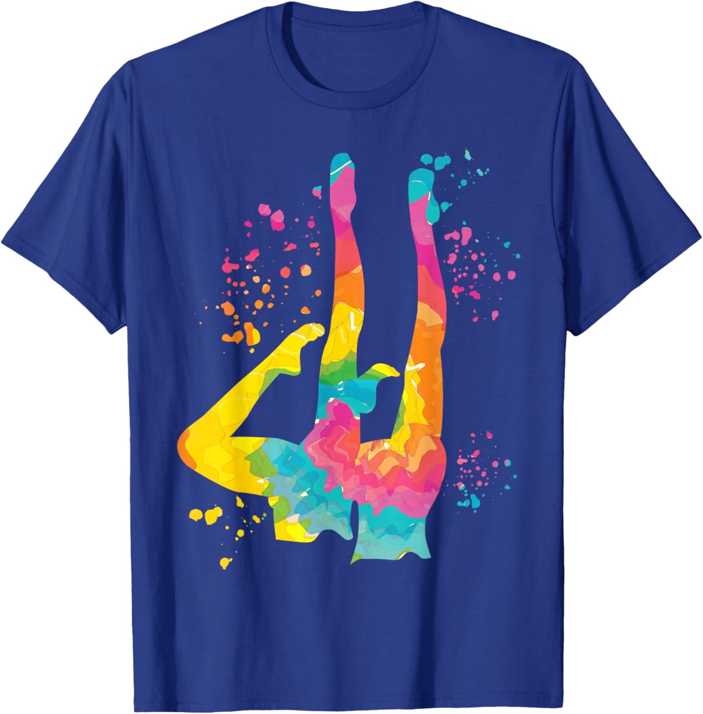 Synchronized Swimming Colorsplash Team Artistic Swim T-Shirt - T-Shirt | Royal