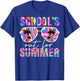 School's Out for Summer Tie Dye Teacher Boy Girl Last Day T-Shirt - T-Shirt | Royal