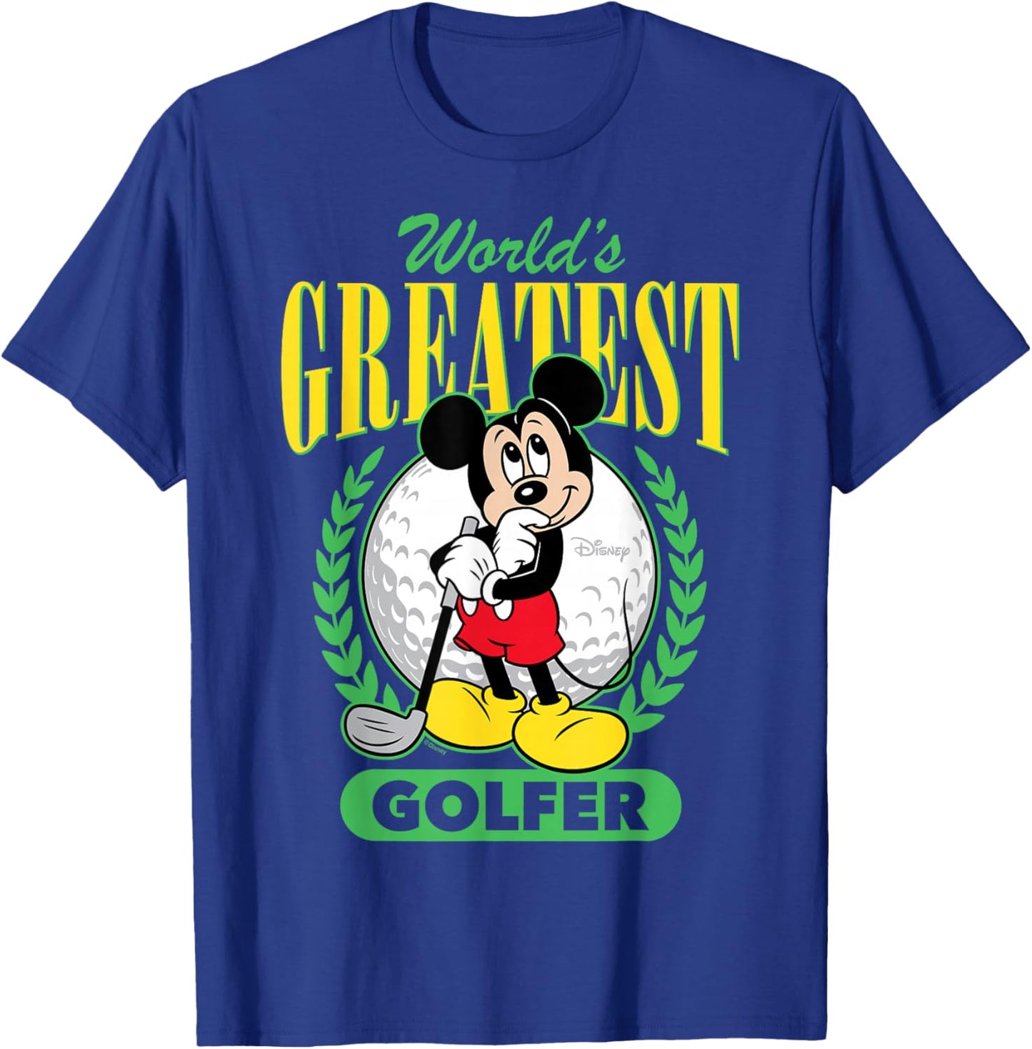Mickey Mouse - World's Greatest Golfer T-Shirt - T-Shirt | Royal